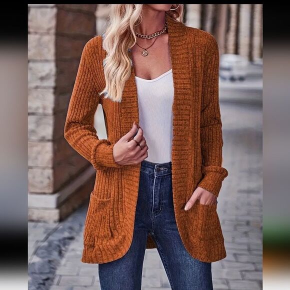 Open front Medium size cardigan  for Spring and  fall new - Picture 2 of 12